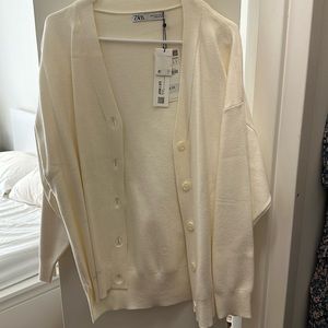 Zara sweater cardigan new with tags